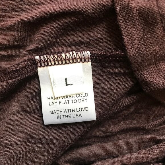 VPL Tank Convexity Breaker Cami Color Block Flowy Top Shirt Empire Waist Sz L - Picture 3 of 12